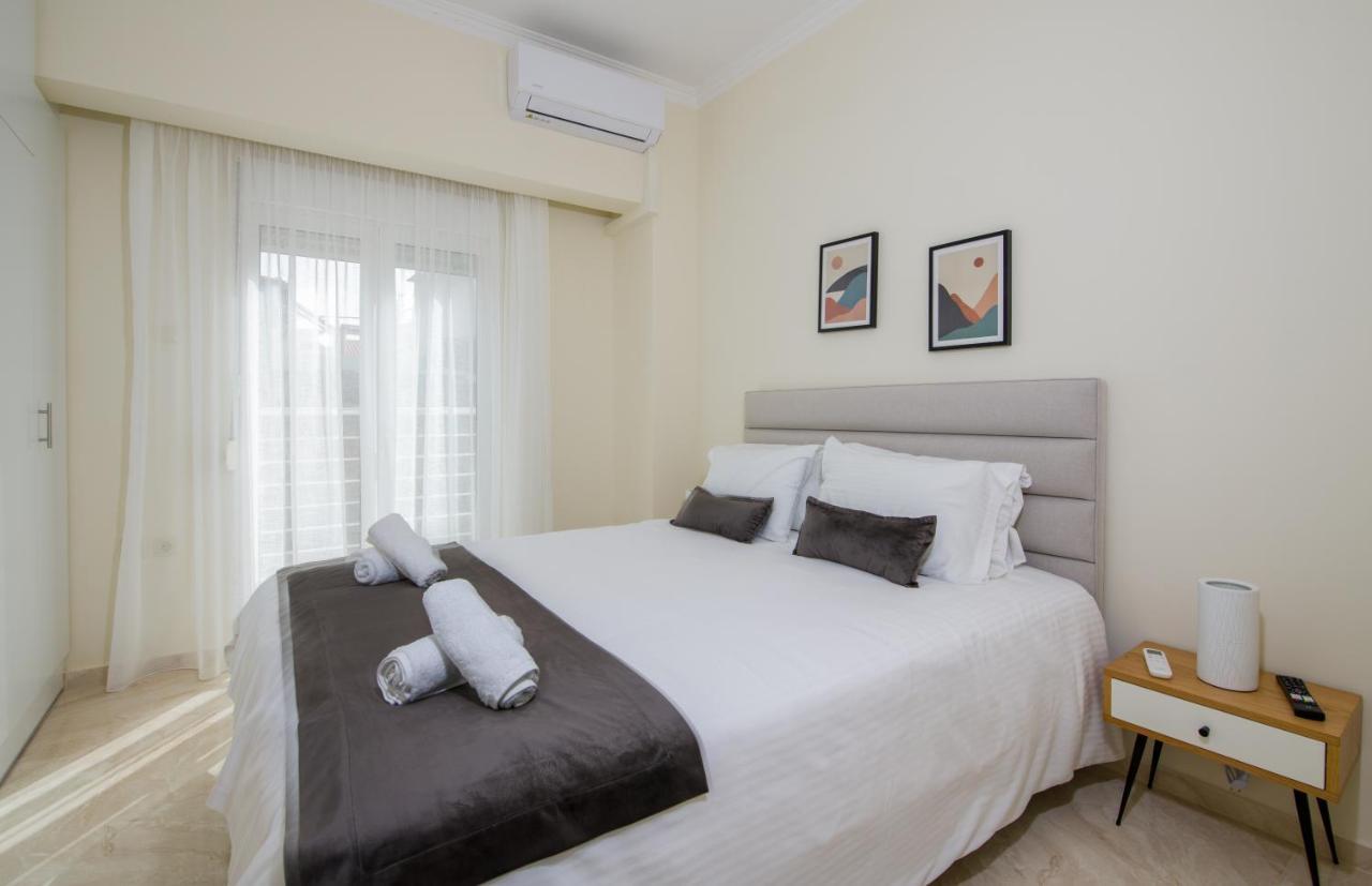 Center Manolia Dream 3 Bedroom Apartment 100M Away From The Beach Hriszí Aktí Haniá Kültér fotó