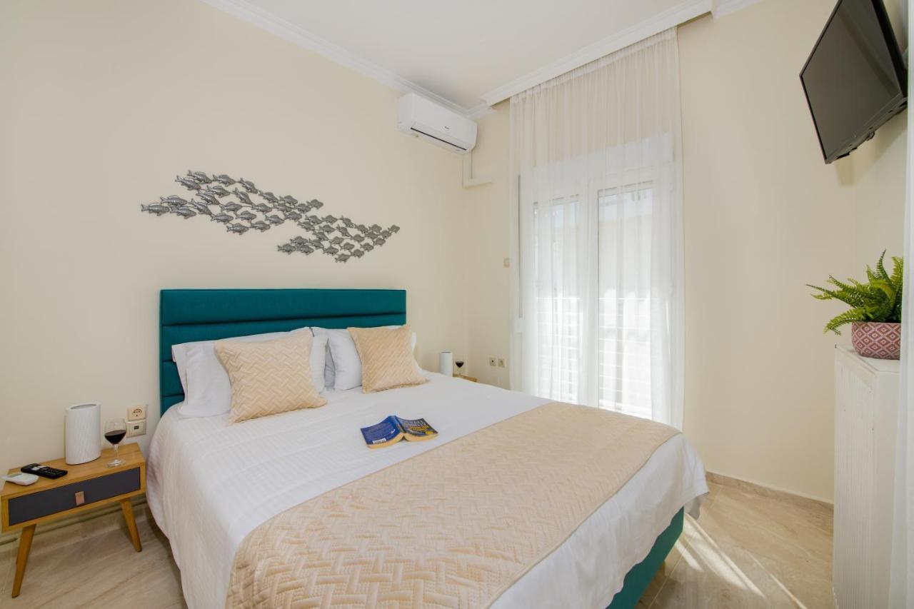 Center Manolia Dream 3 Bedroom Apartment 100M Away From The Beach Hriszí Aktí Haniá Kültér fotó