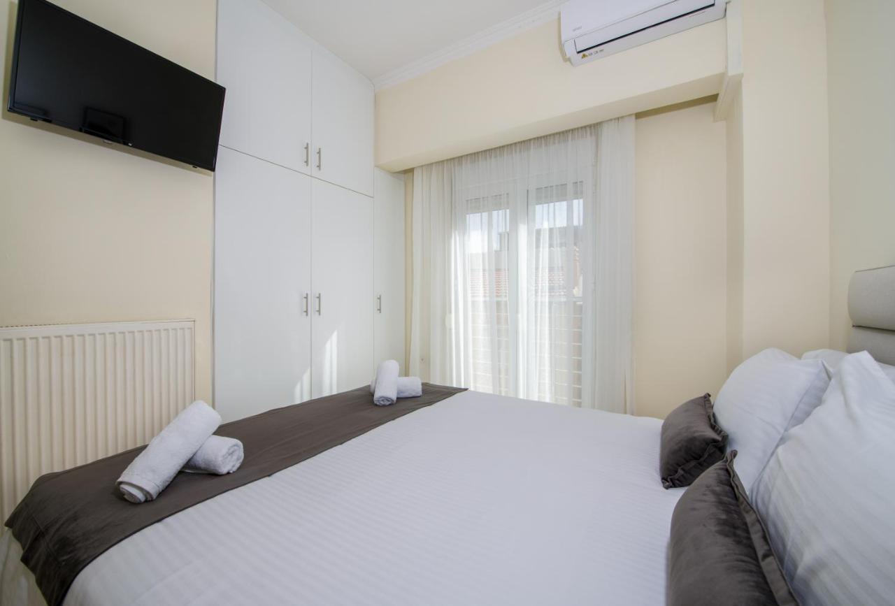 Center Manolia Dream 3 Bedroom Apartment 100M Away From The Beach Hriszí Aktí Haniá Kültér fotó