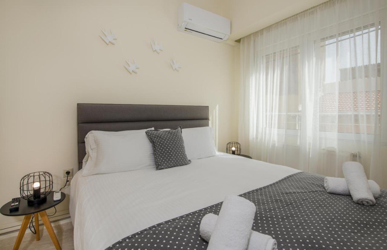 Center Manolia Dream 3 Bedroom Apartment 100M Away From The Beach Hriszí Aktí Haniá Kültér fotó