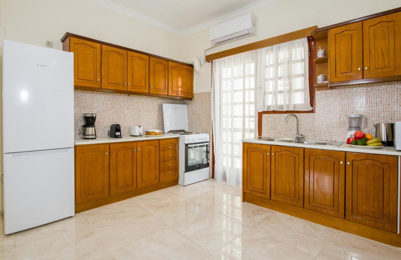 Center Manolia Dream 3 Bedroom Apartment 100M Away From The Beach Hriszí Aktí Haniá Kültér fotó